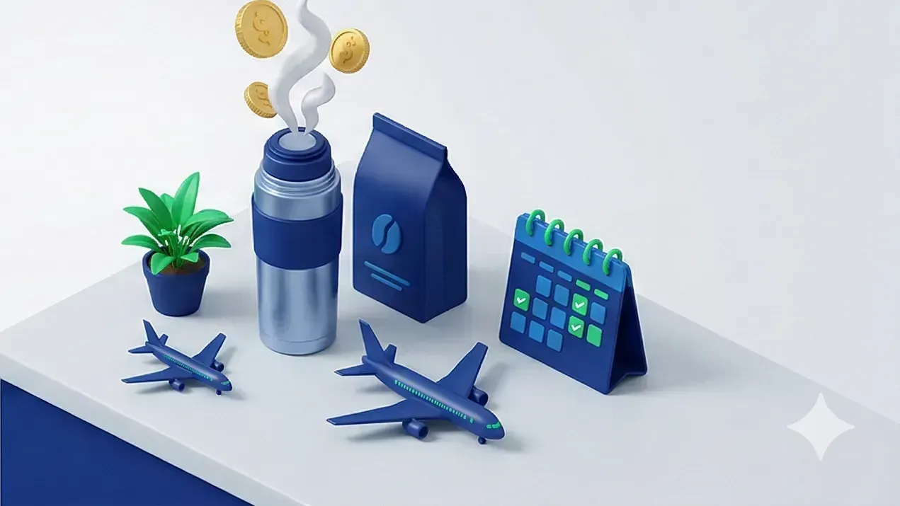 L'épargne invisible : Emporter son café de la maison au travail