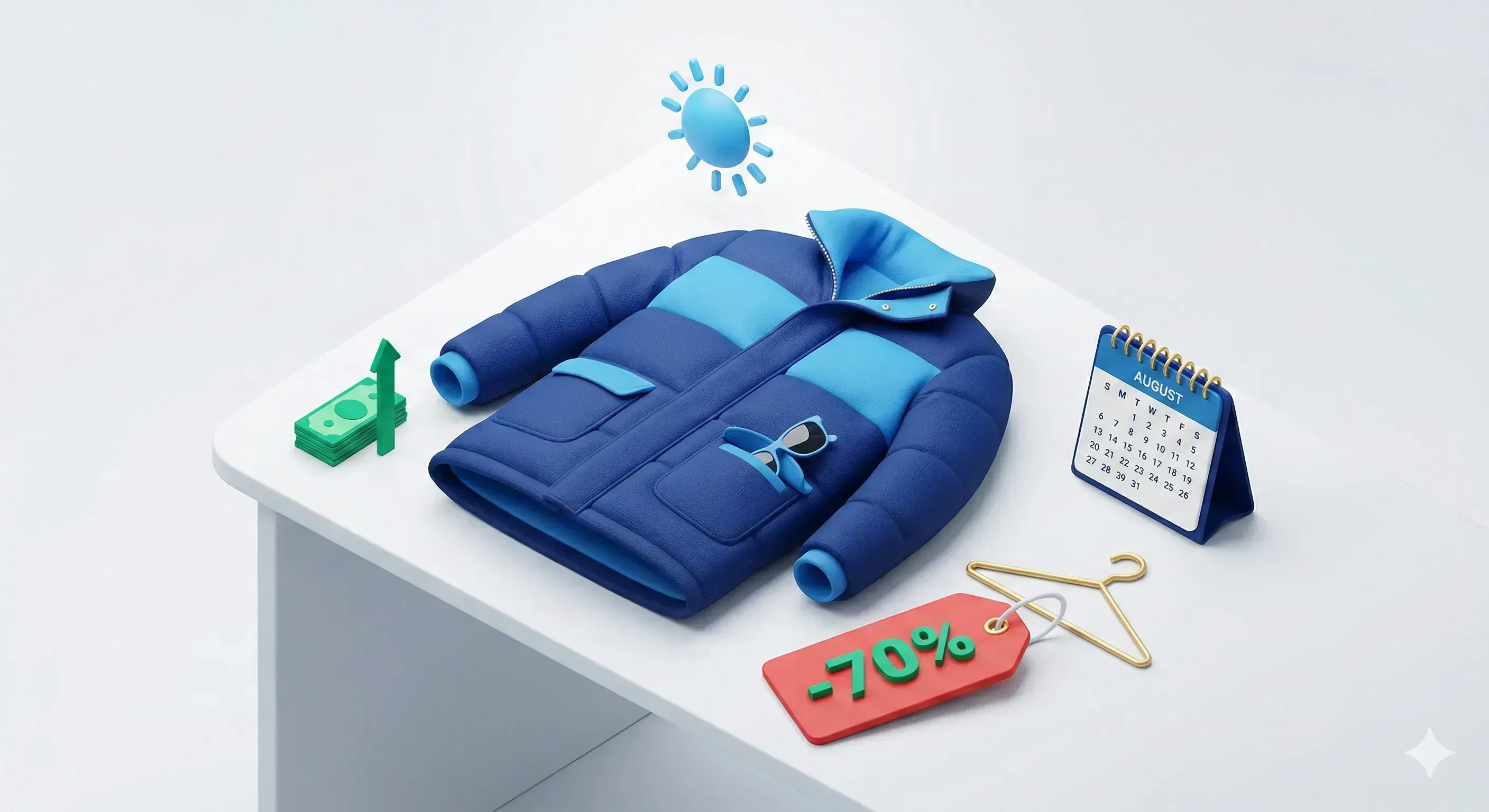 Acheter hors saison : l'économie la plus intelligente en vêtements