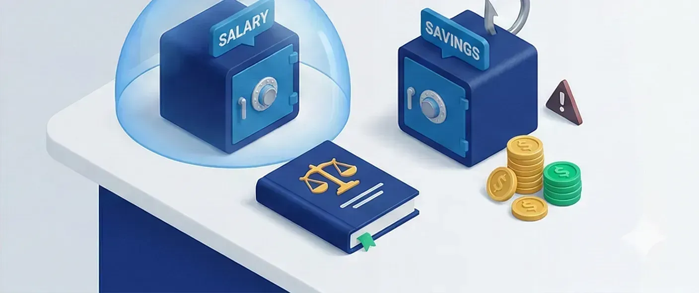 Différence entre saisie sur salaire et saisie sur compte