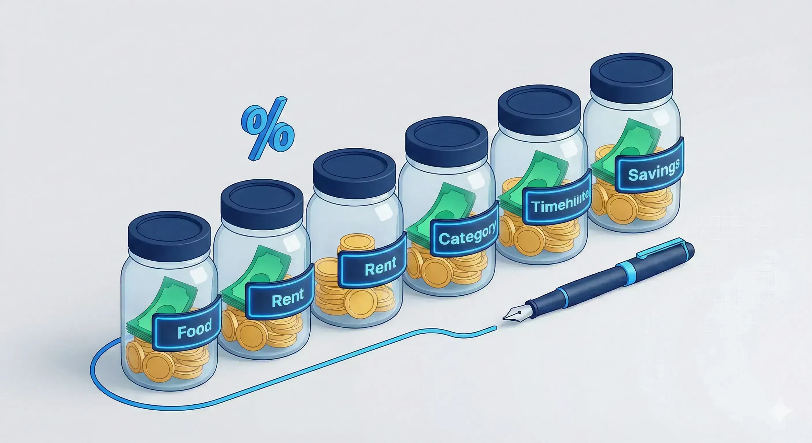 La méthode des 6 jarres : Une façon simple d'organiser son salaire